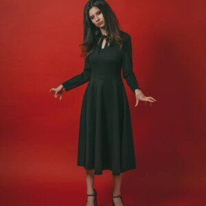 Lively Ghosts The "Witch's Rune" Dress Color Black Size L-XL